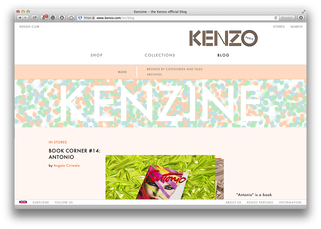 kenzo us website